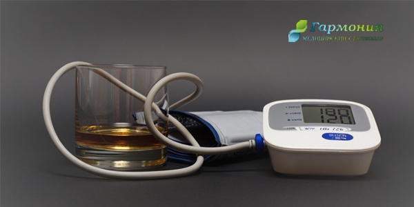 Тонометр и алкоголь